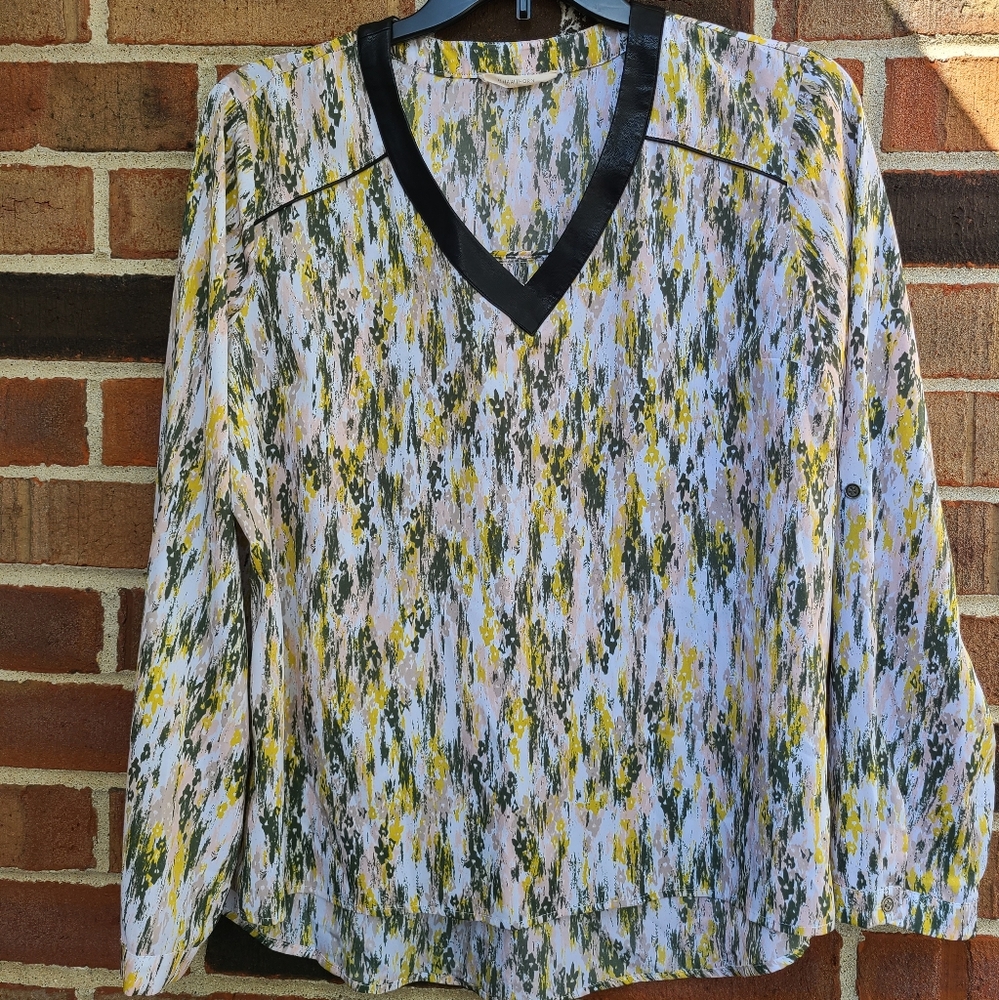 41 Hawthorn Green Print Blouse